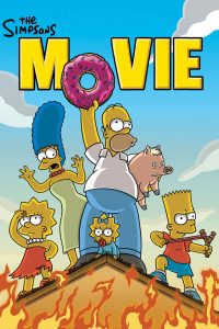 Poster for the movie "The Simpsons Movie"