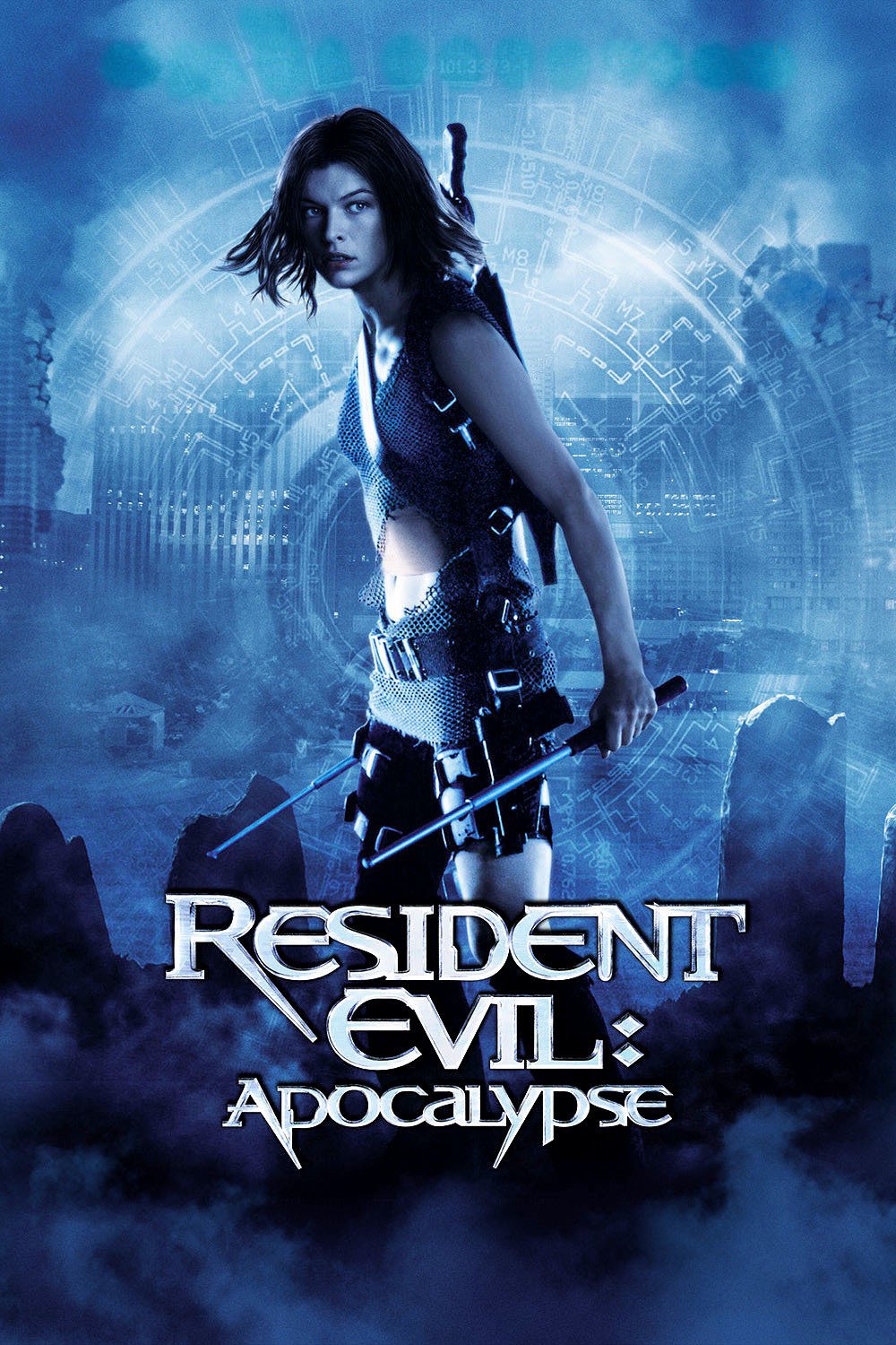 Poster for the movie "Resident Evil: Apocalypse"