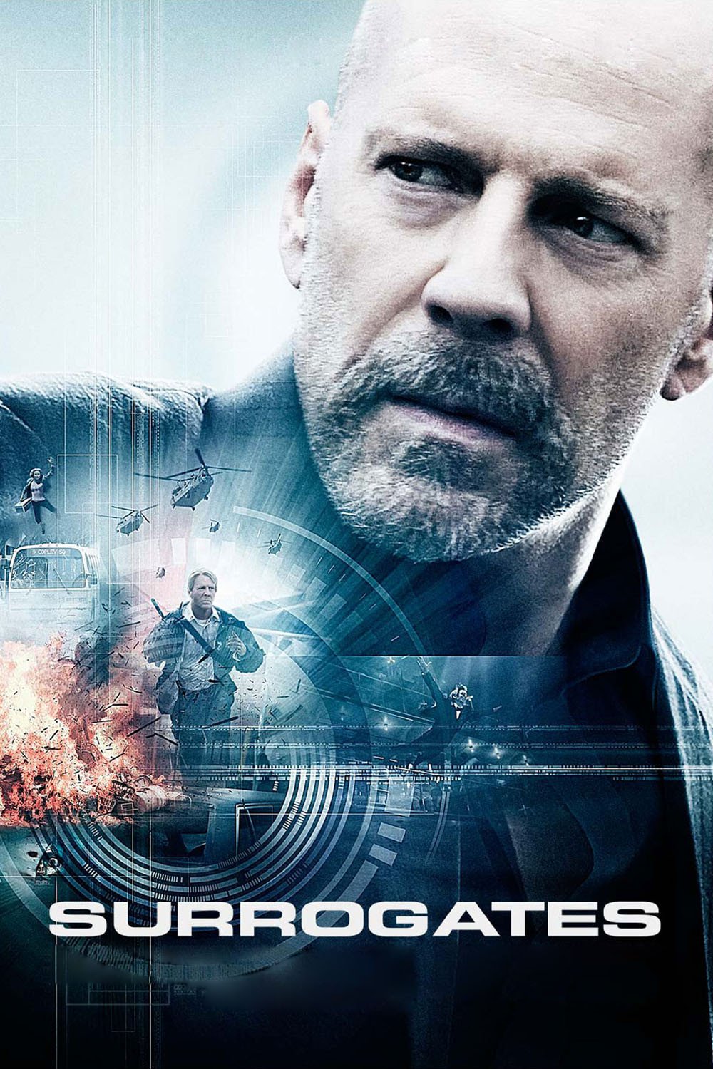 Poster for the movie "Surrogates"
