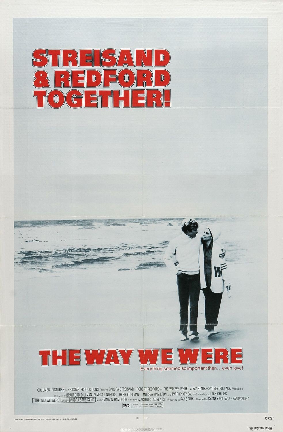 Poster for the movie "The Way We Were"