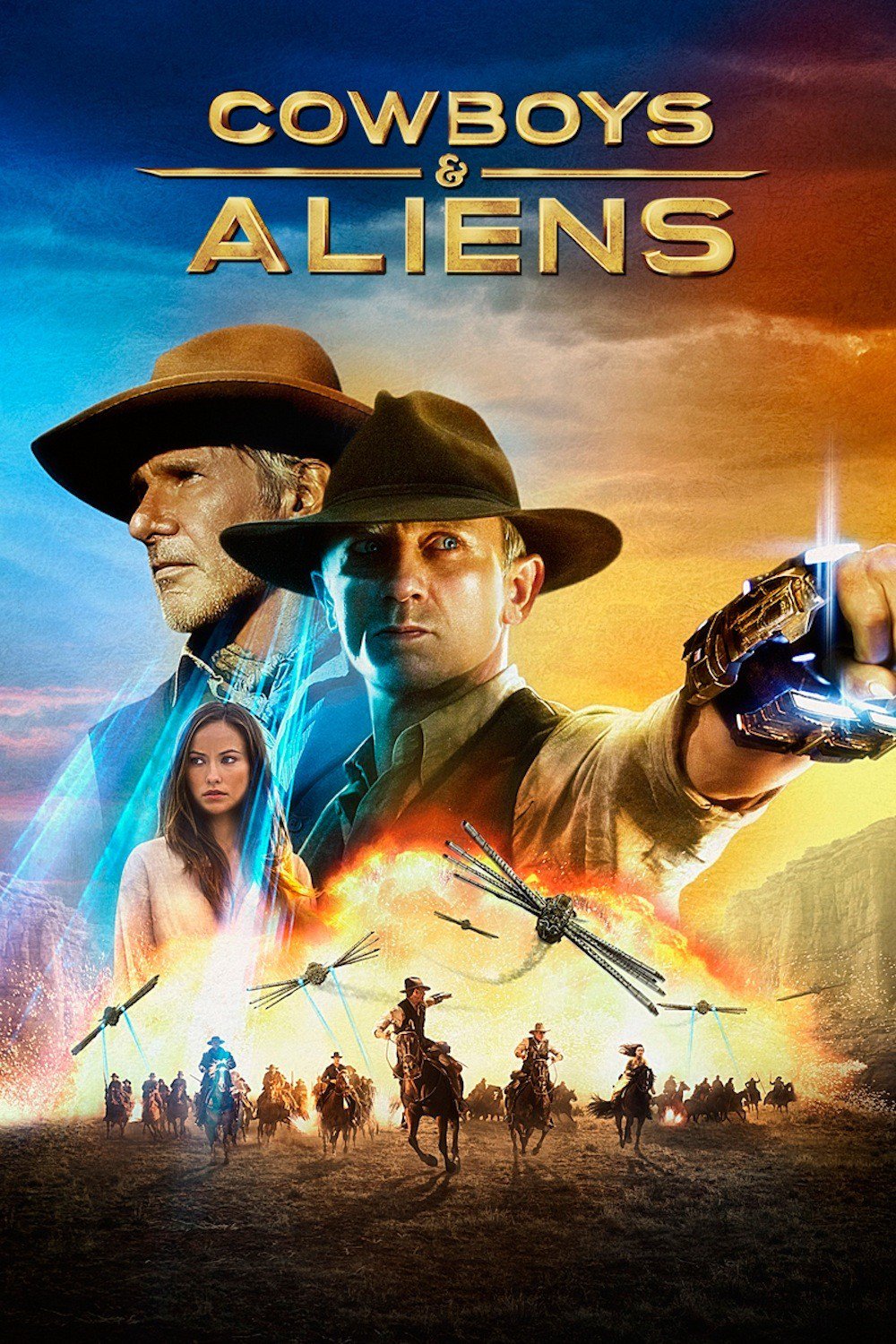 Poster for the movie "Cowboys & Aliens"