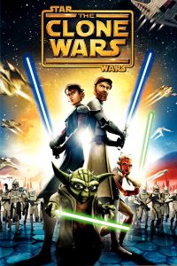 Poster for the movie "Star Wars: The Clone Wars"