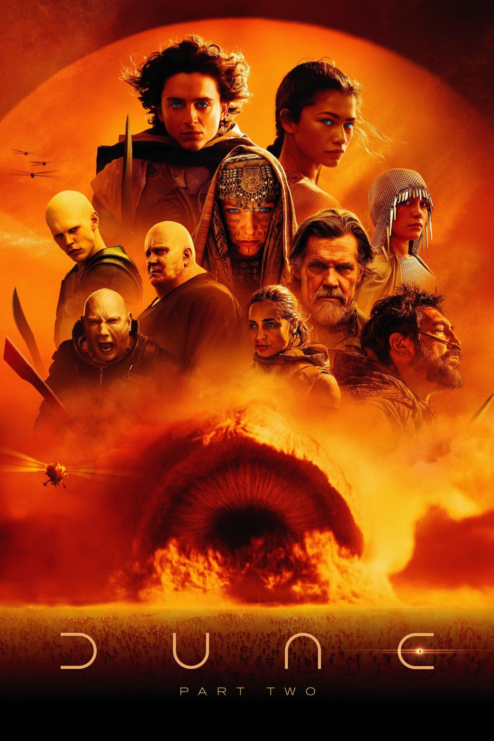 Poster for the movie "Dune: Part Two"