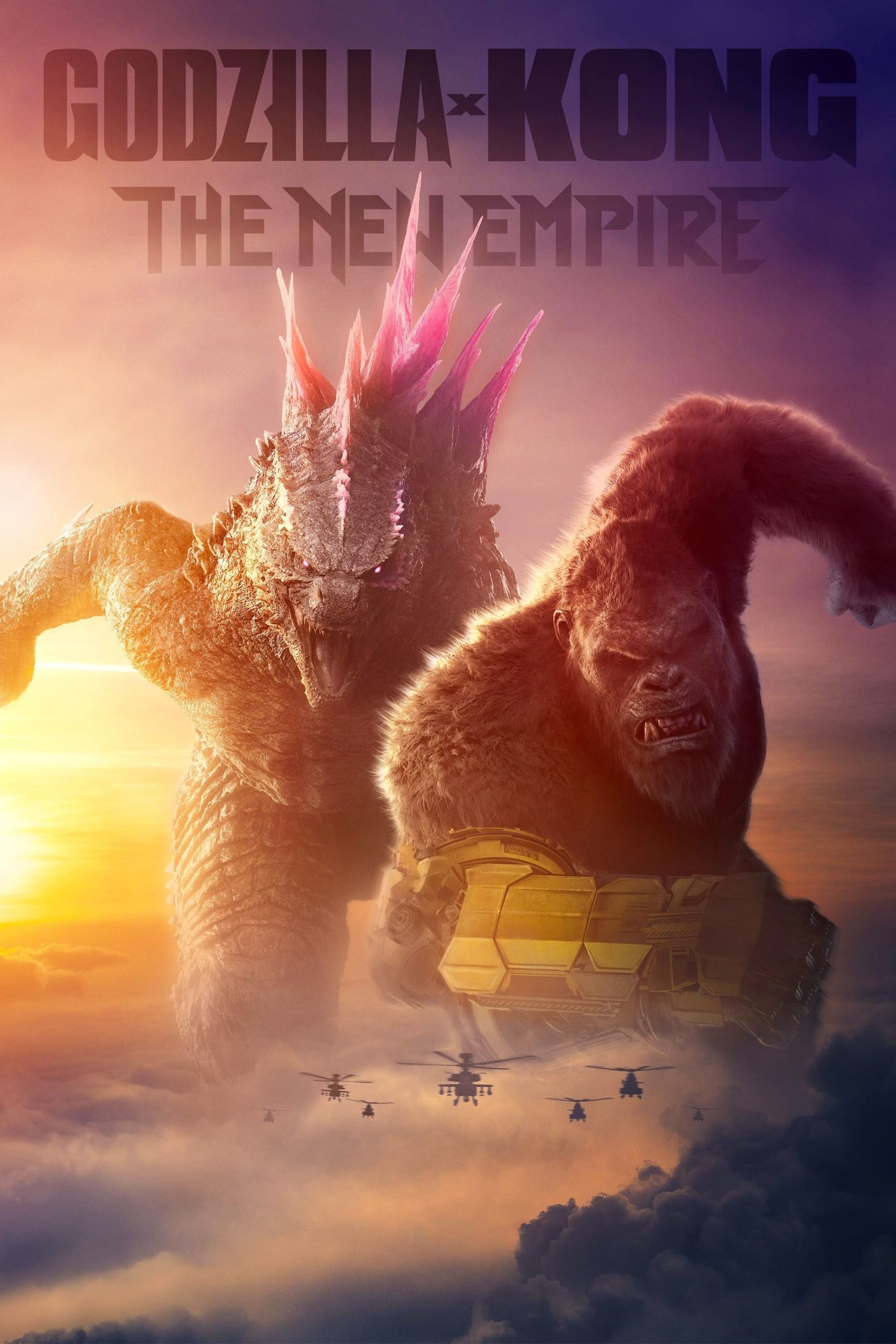 Poster for the movie "Godzilla x Kong: The New Empire"